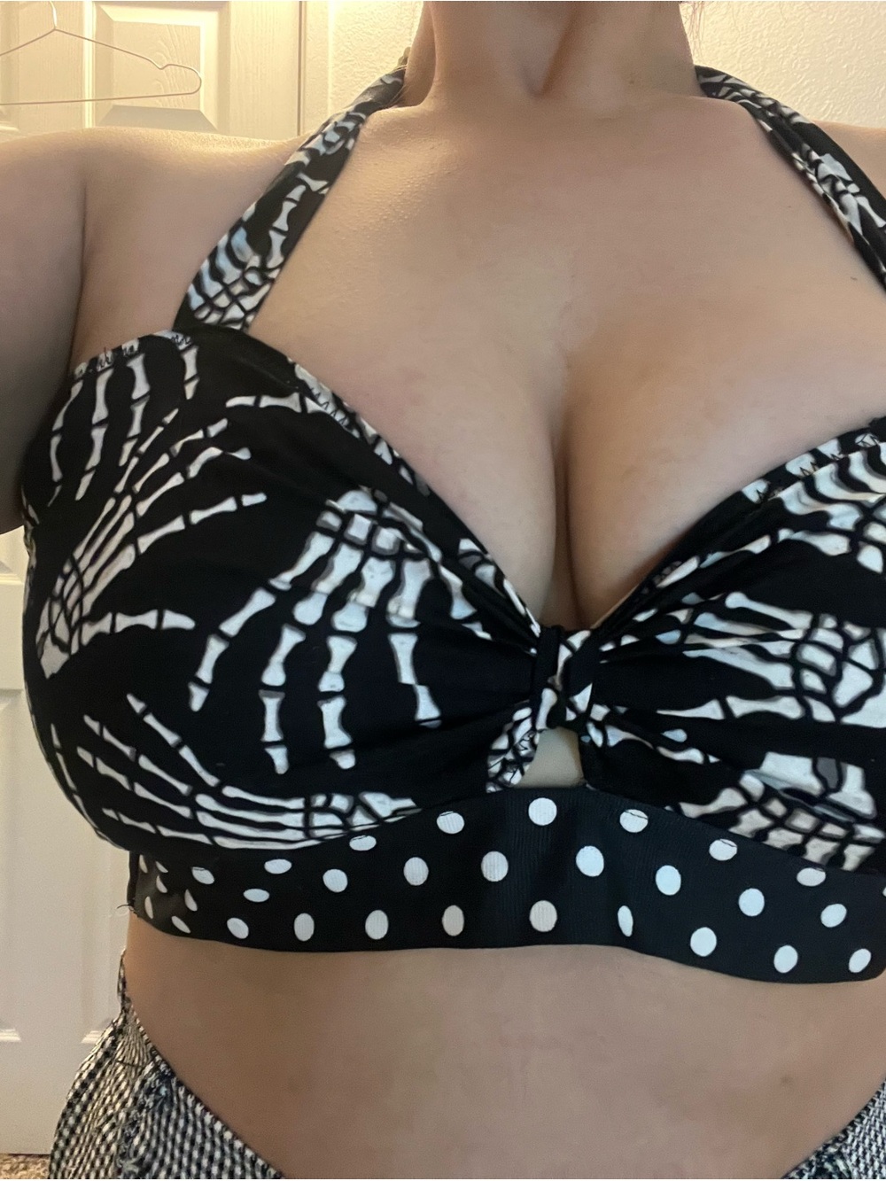 Skeleton Crop Top